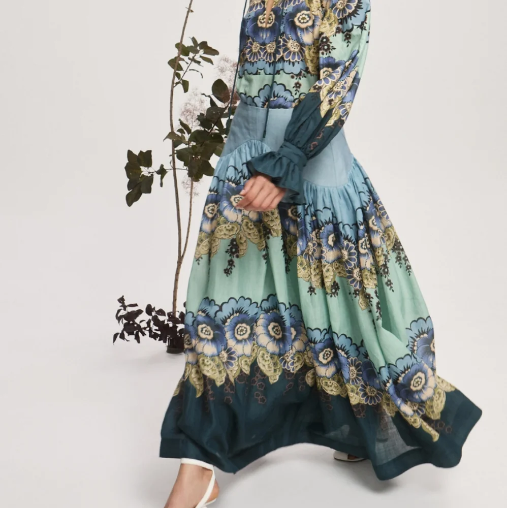 ALEMAIS Madalena Skirt Blue - Picture 2 of 11